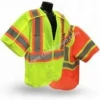 Short sleeve reflective safety clothing with high visibility tapes,3M reflective safety vest