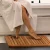 Import Shower Bamboo High Quality Anti Slip Bath Mat Rug Bathroom from China