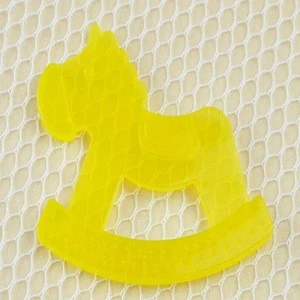 Silicone Baby teether of horse shape