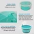 Silicone Collapsible Microwave 800ml Safe Food Container Storage