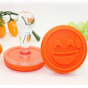 silicone custom cookie stamp cookie cutter