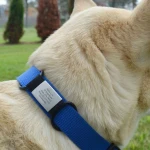 Silicone durable id dog tag plate with information customized
