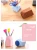 Import silicone pen holder makeup brush holder from China