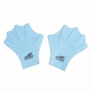 Silicone swimming finger webbed gloves practice swimming surfing silicone gloves