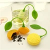 Silicone Yellow Lemon Shape Tea Leaf Bag Holder Coffee Tea Filter