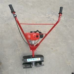 Simple Farm Tools 2 Stroke 2HP Portable Mini Power Tiller Cultivator