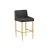 Import Simply Design Bar Chairs PU Leather Upholstery Cushion Gold Bar Stools from China