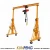 Import single beam small portable mobile workshop gantry crane from China