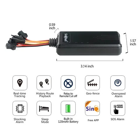 SinoTrack ST-906L 4G Real Time Tracking Device Google Map 4G GPS Tracker With Shock Alarm SOS Alarm