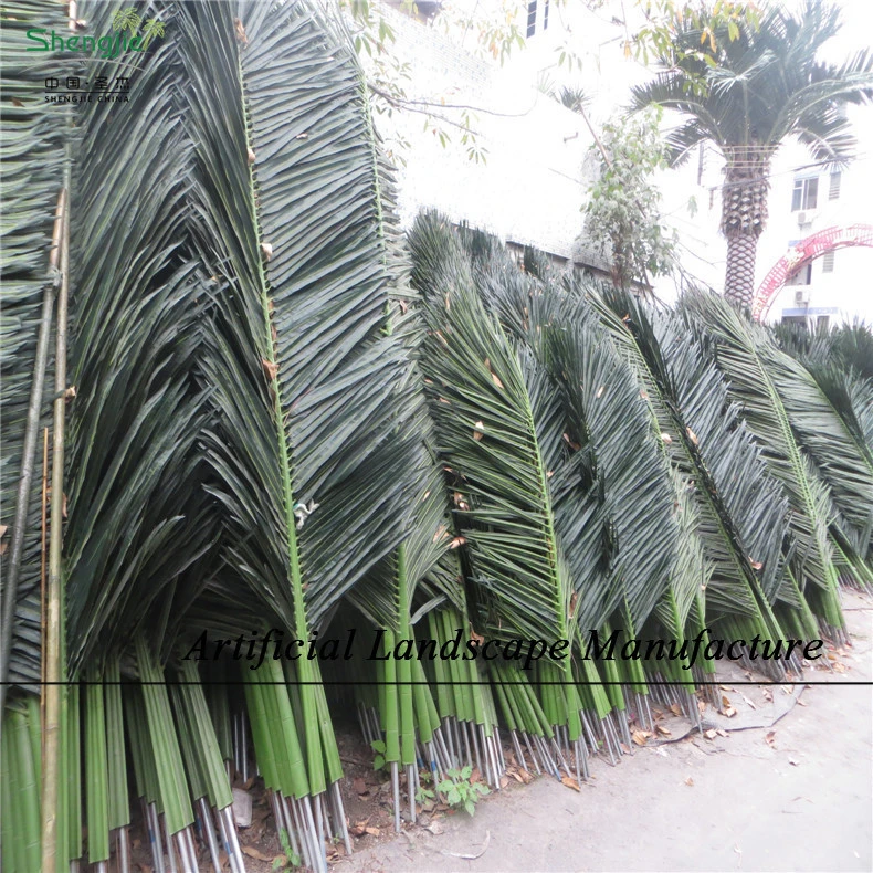 SJCL - 11 Making artificial palm tree leave , outdoor use decorative palm leaves