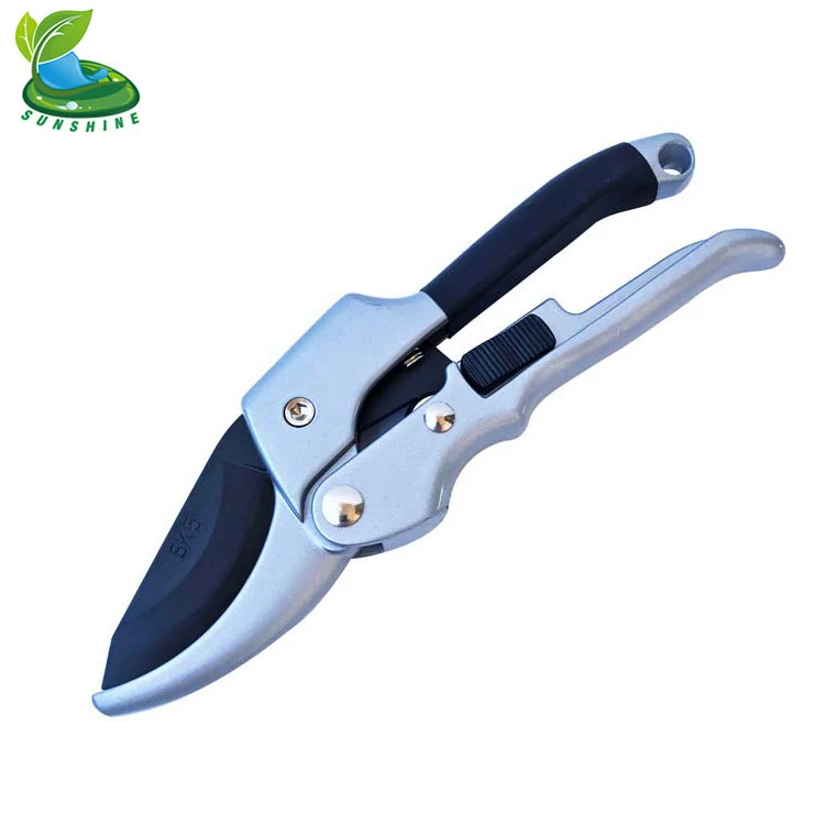 SK5 Blade Pruner Garden Anvil Pruning Scissors Lopper with Safety Lock and Less effort