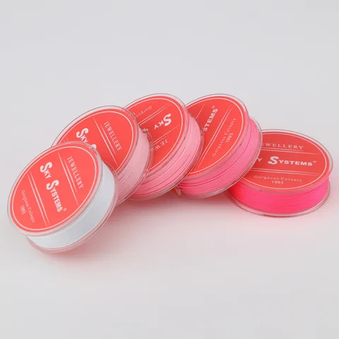 SKY T2 Jewelry Cord Jewelry Accessories Bracelet Necklace Material Chinese Knot Jade Thread Fluorescent Color