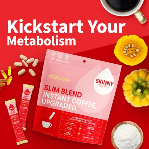 Slim Instant Coffee Packets skin diet loss weight coffee powder