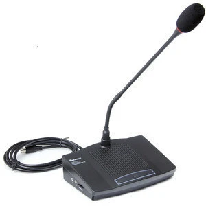 Sliver color microphone call system for conference rooms