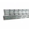 Slotted cable tray  perforated tray  with flat cover roll forming galvanized bridge