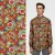 Import Small order long sleeve spring casual funny floral design button up shirts custom printing for men from China