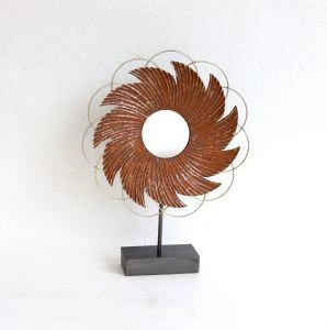 Smart Home  Metal sunflower tabletop art decoration
