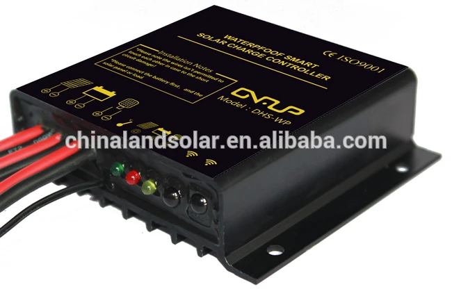 Smart Solar Charge Controller 10A 12v 24v Led Display Waterproof Home Outdoor Solar System Street Lighting Controller