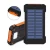 Import Solar power bank waterproof 10000 mAh solar charger 2 USB Ports powerbank with led Light from China