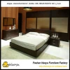 solid wooden hotel furniture set, hotel bed, king size bed