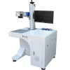 Speedy pcb 30w jpt 3d optical stand type plastic button laser marking machine