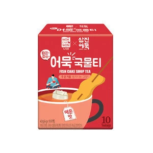 Spicy Flavor Fish Cake Soup Flavored packaging tea bag label