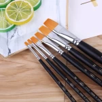 sponge paint children painting brush  painting artistic brush with wooden handle painting brush artist paintbrush set