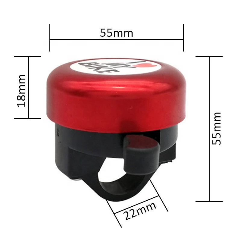 Sport Mountain Road Bike Cycling Novelty Bicycle Bell Ring Metal Horn Safety Warning Alarm Outdoor Protective Cycle Accessories