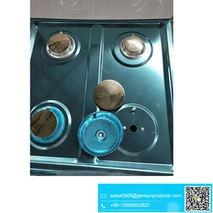 Spray Coating 4-burner Gas Cooking Range with Gas Oven