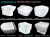Import Square design Sanitary ware  ceramic wall hung toilet cheap price from chaozhou manufacturer from China