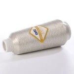 ST Silver Metallic Yarn for Hand and Machine Embroidery