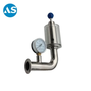Stainless Steel 304/316L Food Grade Quick Install Tank Pressure Tri-clamp Air Exhaust Valve