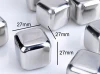 Stainless Steel Chilling Reusable Ice Cubes for whiskey, vodka, liqueurs, white wine and more
