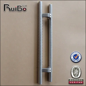 stainless steel door hardware glass door handle