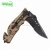 Stainless steel half saw blade Plastic Handle Folding Pocket Knife Utility Cutter Camping Survival Knife