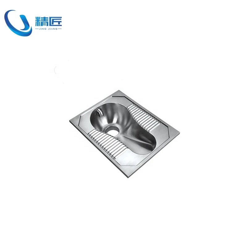 Stainless steel squatting pan  Western prison toilets