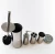 Import Stainless Steel Tumbler Lotion Bottle Toothbrush Holder Soap Dish Toilet Brush Holder 5pcs Bathroom accessories for Household from China
