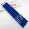 Standard HB pencil Blue painted natural wood pencil Customized logo available pencil