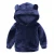 Import stock 2 pieces blank cute bear kids set hoodie and jogger pants baby boys clothes unisex velour tracksuit suit for girls from China