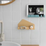Strong Adhesive Mobile ipad Display Stand Traceless Wall Hook Hanger Kitchen Storage Holder Rack Bathroom Key hook