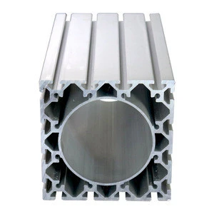 Structure Silver Anodized Industrial Non-standard Textile Profile Frame Beautiful Solid Tube Assembly 20x20 Aluminum Extrusion