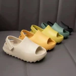Stylish Quick Drying Resin Kids yeezy slides Shoes Lightweight EVA Children yeezy slippers of New Generation