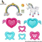SUDOX NEW design water game outdoor sprinkler inflatable heart pool water play equipment pool toy spray splash