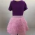 Import Summer Girl Princess  Skirts Kids romantic pink rose flower skirt rainbow Tutu kids Skirt from China
