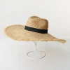 Summer Women Beach Sunshade  Wide Brim Straw Hat