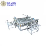 Sunglory tempered glass lid automaticaly producing line stainless steel ring auto laser cutting & welding machine