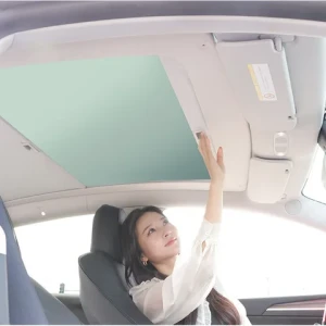 Sunshade For Tesla Model Y Car  Sunroof Skylight Blind Shading Net Glass Roof Protection Sun Accessories Cover