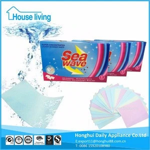 Super condensed fabric softener cleaning detergent portable paper soap tablets laundry washing sheets