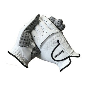 Super Soft anti-slip mens Synthetic Leather golf gloves