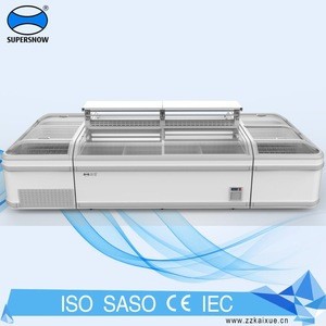 Buy Supermarket Auto Deforst Combined Island Display Freezer from ...